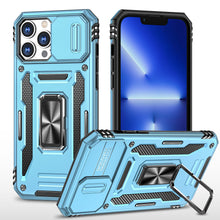 Load image into Gallery viewer, Case for iPhone 14 Pro Max Case with Slide Camera Cover, 360° Magnetic Ring Kickstand Upgraded Military Grade Shockproof Case