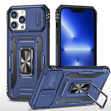 Load image into Gallery viewer, Case for iPhone 14 Pro Max Case with Slide Camera Cover, 360° Magnetic Ring Kickstand Upgraded Military Grade Shockproof Case