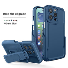 Load image into Gallery viewer, Combo Case Holster for iPhone 14 13 12 11 Pro Max , Slim Shell &amp; Swivel Belt Clip Holste Kickstand Cover for iPhone 14 Pro Max