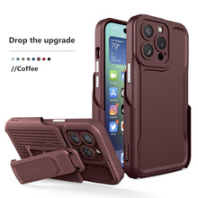 Load image into Gallery viewer, Combo Case Holster for iPhone 14 13 12 11 Pro Max , Slim Shell &amp; Swivel Belt Clip Holste Kickstand Cover for iPhone 14 Pro Max
