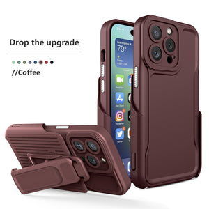 Combo Case Holster for iPhone 14 13 12 11 Pro Max , Slim Shell &amp; Swivel Belt Clip Holste Kickstand Cover for iPhone 14 Pro Max