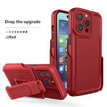 Load image into Gallery viewer, Combo Case Holster for iPhone 14 13 12 11 Pro Max , Slim Shell &amp; Swivel Belt Clip Holste Kickstand Cover for iPhone 14 Pro Max