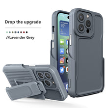 Load image into Gallery viewer, Combo Case Holster for iPhone 14 13 12 11 Pro Max , Slim Shell &amp; Swivel Belt Clip Holste Kickstand Cover for iPhone 14 Pro Max