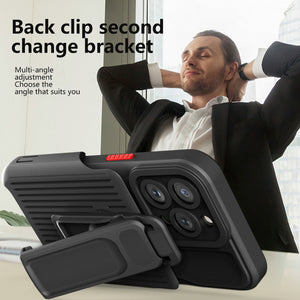 Combo Case Holster for iPhone 14 13 12 11 Pro Max , Slim Shell &amp; Swivel Belt Clip Holste Kickstand Cover for iPhone 14 Pro Max