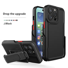 Load image into Gallery viewer, Combo Case Holster for iPhone 14 13 12 11 Pro Max , Slim Shell &amp; Swivel Belt Clip Holste Kickstand Cover for iPhone 14 Pro Max