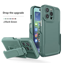 Load image into Gallery viewer, Combo Case Holster for iPhone 14 13 12 11 Pro Max , Slim Shell &amp; Swivel Belt Clip Holste Kickstand Cover for iPhone 14 Pro Max