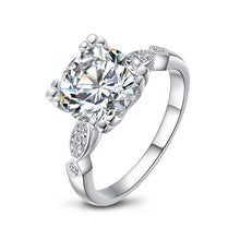 Load image into Gallery viewer, Fashion 925 Sterling Silver Ring 3ct Round Moissanite Engagement Diamond Rings High Jewellery Wedding Rings for Couples