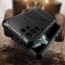 Load image into Gallery viewer, For Samsung Galaxy S23 Ultra Case Heavy Duty Protection Armor Metal Aluminum Phone Case for Samsung Galaxy S23 Shockproof Cover