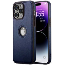 Load image into Gallery viewer, For iPhone 14 Pro Max 14 Plus 2022 5G Case Slim PU Leather Logo Hole Soft Silicone Shockproof Back Cover for iPhone 14 Pro(6.1)