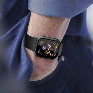 Glass+Cover For Apple Watch case iWatch 8 3 6 SE Screen Protector Apple watch series 7 Accessories