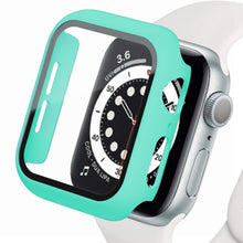 Load image into Gallery viewer, Glass+Cover For Apple Watch case iWatch 8 3 6 SE Screen Protector Apple watch series 7 Accessories