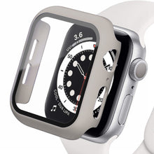 Load image into Gallery viewer, Glass+Cover For Apple Watch case iWatch 8 3 6 SE Screen Protector Apple watch series 7 Accessories