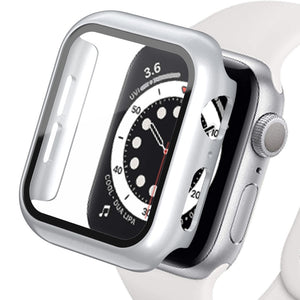 Glass+Cover For Apple Watch case iWatch 8 3 6 SE Screen Protector Apple watch series 7 Accessories