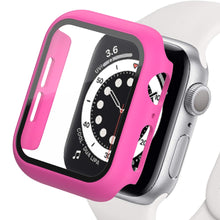 Load image into Gallery viewer, Glass+Cover For Apple Watch case iWatch 8 3 6 SE Screen Protector Apple watch series 7 Accessories