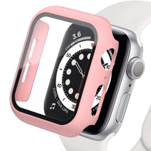 Load image into Gallery viewer, Glass+Cover For Apple Watch case iWatch 8 3 6 SE Screen Protector Apple watch series 7 Accessories