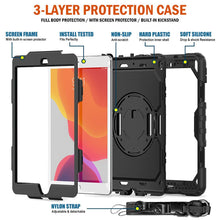 Load image into Gallery viewer, Heavy Duty for iPad Case 10.2 9th Generation Cover For 2022 iPad 9.7 Air 5 2 3 4 10.9 10.5 2021 Pro 11 12.9 Mini 6 5 Smart Cover