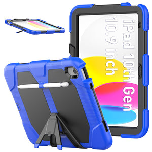 Kickstand Case for iPad 10th 2022 10.2inch  iPad 8th 7th Gen 2020 Mini 46 Shock Dirt Proof Silicone Rugged Stand Cover Hard Case
