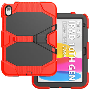 Kickstand Case for iPad 10th 2022 10.2inch  iPad 8th 7th Gen 2020 Mini 46 Shock Dirt Proof Silicone Rugged Stand Cover Hard Case