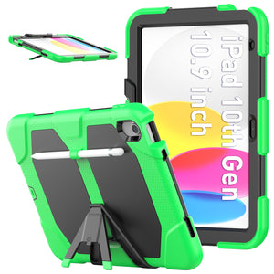 Kickstand Case for iPad 10th 2022 10.2inch  iPad 8th 7th Gen 2020 Mini 46 Shock Dirt Proof Silicone Rugged Stand Cover Hard Case