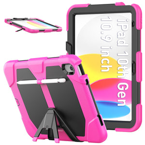Kickstand Case for iPad 10th 2022 10.2inch  iPad 8th 7th Gen 2020 Mini 46 Shock Dirt Proof Silicone Rugged Stand Cover Hard Case