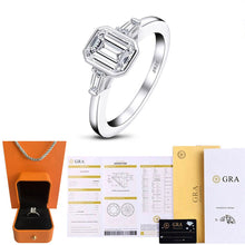 Load image into Gallery viewer, Luxury 925 Sterling Silver Cut Created Moissanite Jewelry Engagement RingsDiamond Wedding Ring  for Women Men Jewelry Wholesale