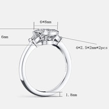Load image into Gallery viewer, Luxury 925 Sterling Silver Cut Created Moissanite Jewelry Engagement RingsDiamond Wedding Ring  for Women Men Jewelry Wholesale