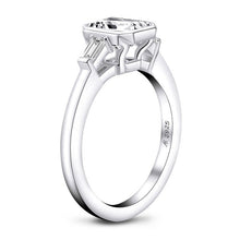 Load image into Gallery viewer, Luxury 925 Sterling Silver Cut Created Moissanite Jewelry Engagement RingsDiamond Wedding Ring  for Women Men Jewelry Wholesale