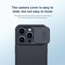 Load image into Gallery viewer, NILLKIN For iPhone 14 Pro Max Case For iPhone 14 CamShield Pro Slide Camera Back Protector Cover For iphone 14 Pro/14 Plus