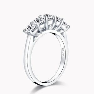 New Design Round D Color Pass Test Really Moissanite Luxury Wedding 925 Sterling Silver Jewelry Wholesale