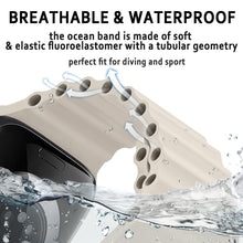 Load image into Gallery viewer, Ocean Band for Apple Watch Band Series 7 6 3 SE 8 Silicone Bracelet iWatch Ultra Strap