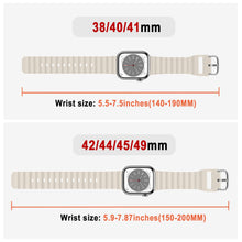 Load image into Gallery viewer, Ocean Band for Apple Watch Band Series 7 6 3 SE 8 Silicone Bracelet iWatch Ultra Strap