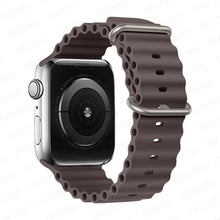 Load image into Gallery viewer, Ocean Strap for Apple Watch Ultra Band Silicone Bracelet iWatch Series 7 6 3 Se 8