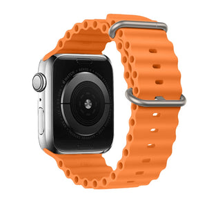Ocean Strap for Apple Watch Ultra Band Silicone Bracelet iWatch Series 7 6 3 Se 8