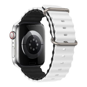 Ocean Strap for Apple Watch Ultra Band Silicone Bracelet iWatch Series 7 6 3 Se 8