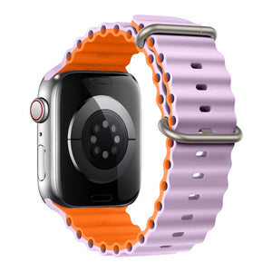 Ocean Strap for Apple Watch Ultra Band Silicone Bracelet iWatch Series 7 6 3 Se 8