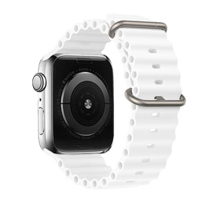 Ocean Strap for Apple Watch Ultra Band Silicone Bracelet iWatch Series 7 6 3 Se 8