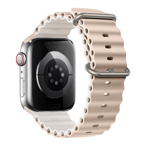 Ocean Strap for Apple Watch Ultra Band Silicone Bracelet iWatch Series 7 6 3 Se 8