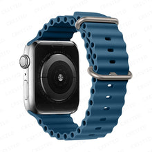 Load image into Gallery viewer, Ocean Strap for Apple Watch Ultra Band Silicone Bracelet iWatch Series 7 6 3 Se 8