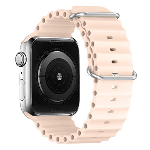 Ocean Strap for Apple Watch Ultra Band Silicone Bracelet iWatch Series 7 6 3 Se 8