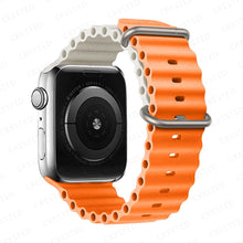 Load image into Gallery viewer, Ocean Strap for Apple Watch Ultra Band Silicone Bracelet iWatch Series 7 6 3 Se 8