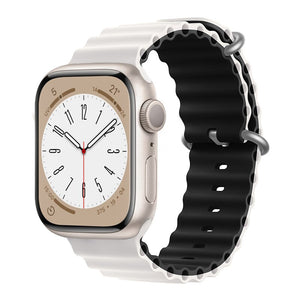 Ocean for Apple Watch Band Silicone Bracelet iWatch Series 7 6 3 Se Ultra 8 Strap
