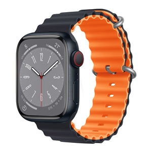 Ocean for Apple Watch Band Silicone Bracelet iWatch Series 7 6 3 Se Ultra 8 Strap