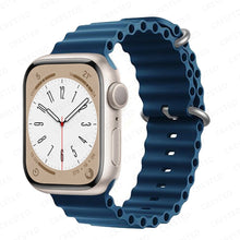 Load image into Gallery viewer, Ocean for Apple Watch Band Silicone Bracelet iWatch Series 7 6 3 Se Ultra 8 Strap
