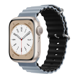 Ocean for Apple Watch Band Silicone Bracelet iWatch Series 7 6 3 Se Ultra 8 Strap