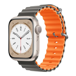 Ocean for Apple Watch Band Silicone Bracelet iWatch Series 7 6 3 Se Ultra 8 Strap