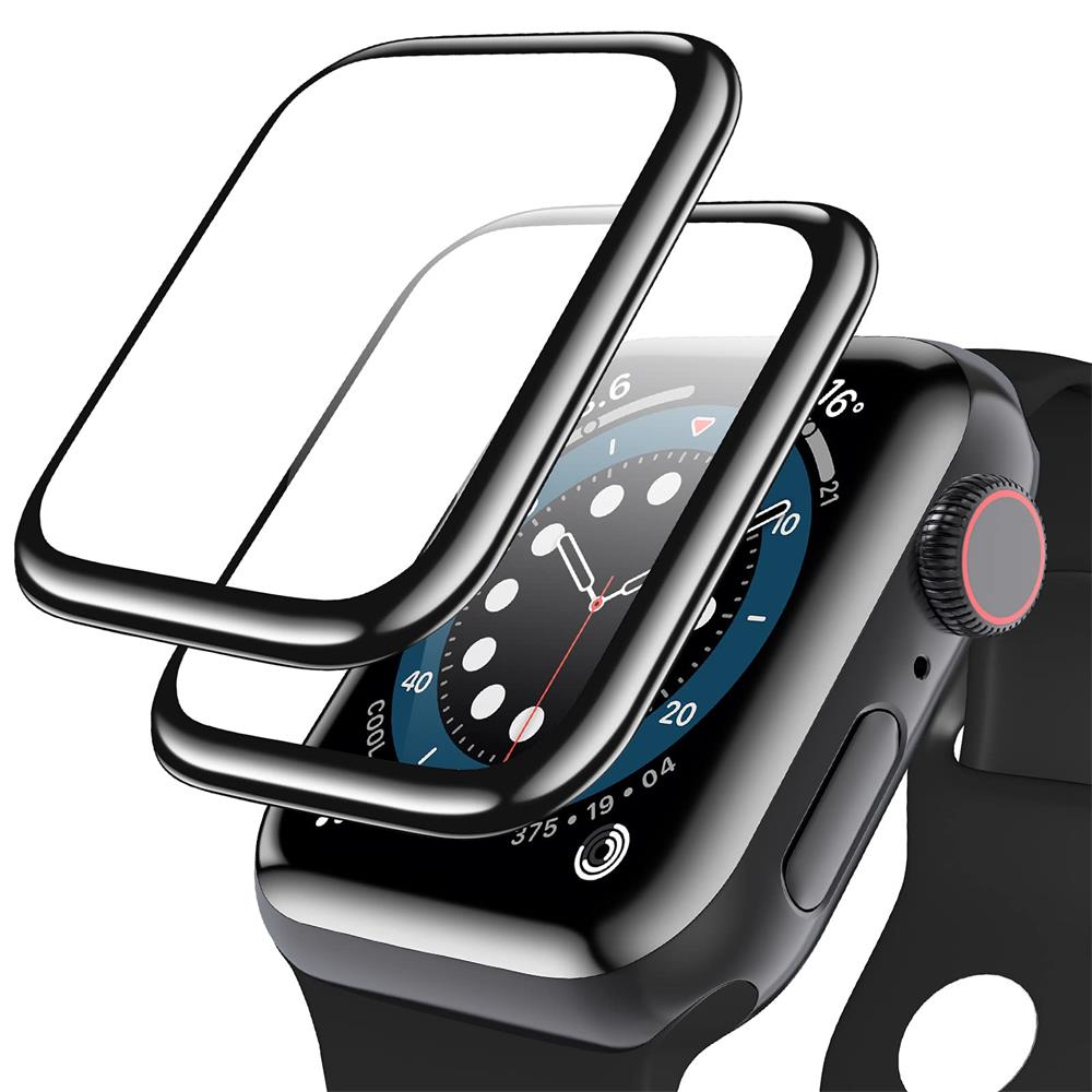 Screen Protector For Apple Watch series 7 8 Accessories Soft Glass 9D HD Full Film iWatch 6 5 3 se