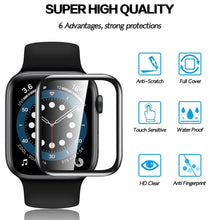 Load image into Gallery viewer, Screen Protector For Apple Watch series 7 8 Accessories Soft Glass 9D HD Full Film iWatch 6 5 3 se