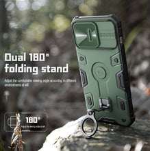 Load image into Gallery viewer, for iPhone 14 Pro Max Case For iPhone 14 Plus NILLKIN CamShield Armor Pro Magnetic Case Slide Camera Case With Ring Kickstand