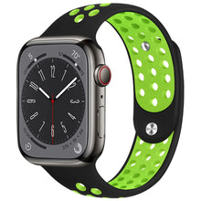 Load image into Gallery viewer, Two sections Silicone Strap For Apple Watch band Bracelet iWatch series 8 7 3 4 5 6 se Ultra