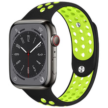 Load image into Gallery viewer, Two sections Silicone Strap For Apple Watch band Bracelet iWatch series 8 7 3 4 5 6 se Ultra